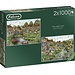 Falcon Dorfleben Puzzle 2x 1000 Teile