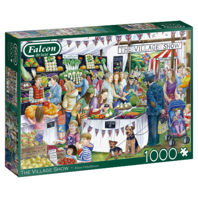 Falcon Puzzle dello spettacolo del villaggio 1000 pezzi