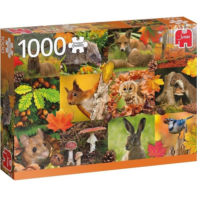 Herbsttiere Puzzle 1000 Teile