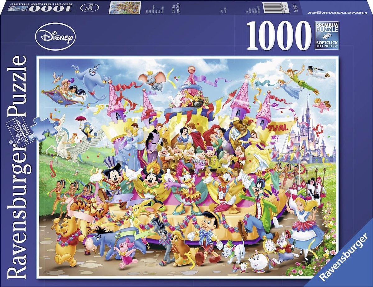 Bibliografie Vervorming ga sightseeing Disney Carnival Puzzel 1000 Stukjes