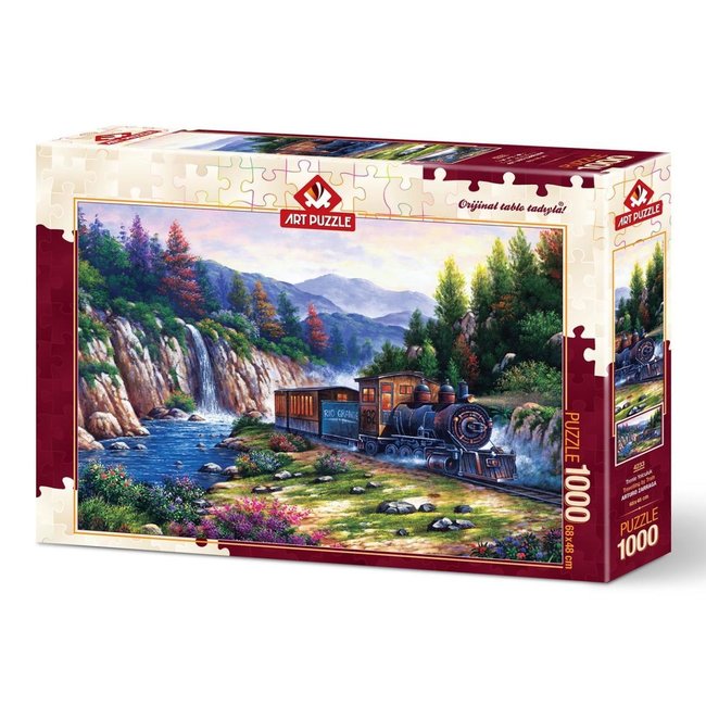 Traveling by Train Puzzle 1000 Pieces