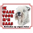 Stickerkoning Softcoated Wheaten Terrier Watch Sign - Ich passe auf meinen Boss auf