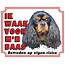 Stickerkoning Cavalier King Charles Spaniel Watch Sign - I am watching out for my master