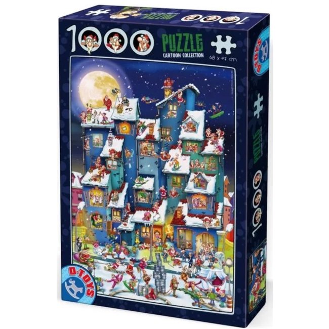 Cartoon Christmas Gang Puzzle 1000 pezzi