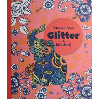 Inter-Stat Bohemian Spirit Glitter Colouring Book