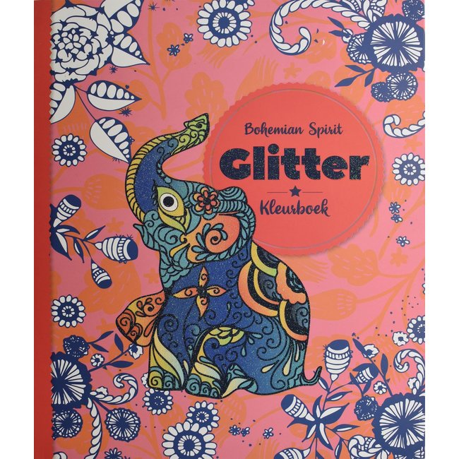 Bohemian Spirit Glitter Colouring Book