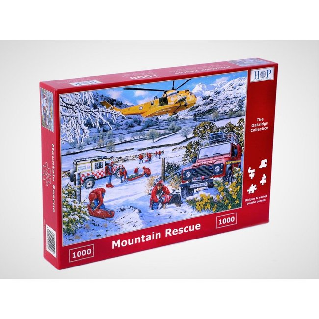 Rescate en montaña Puzzle 1000 piezas