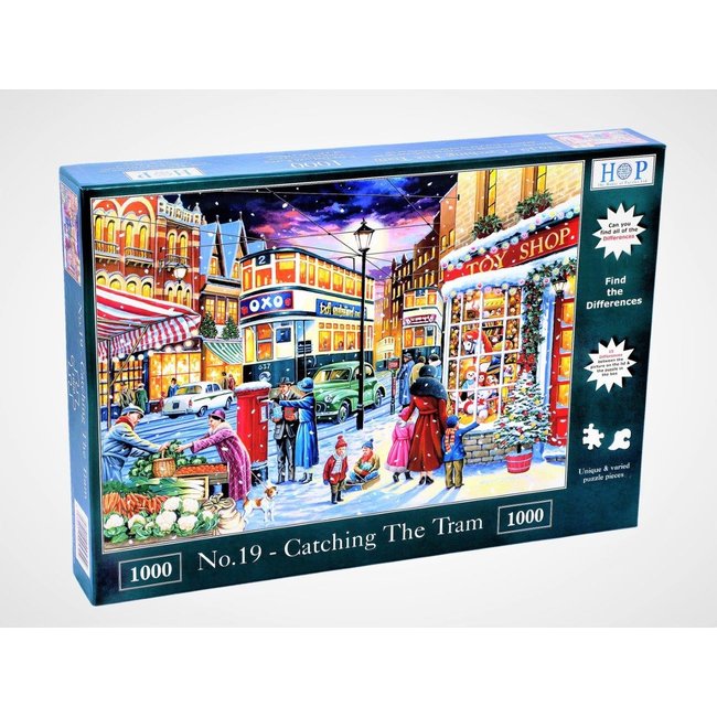 The House of Puzzles No.19 - Catching the Tram Puzzle 1000 Pieces