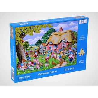 The House of Puzzles Gnome Farm Puzzel 500 XL Stukjes