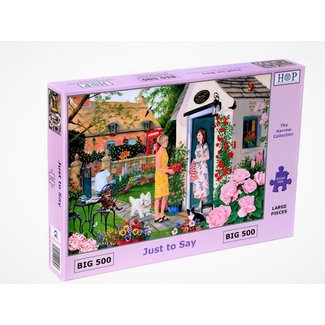 The House of Puzzles Just to Say Puzzle 500 piezas XL