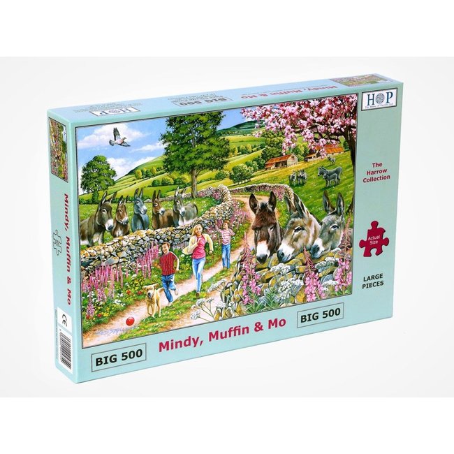 The House of Puzzles Mindy, Muffin & Mo Puzzle 500 pezzi XL