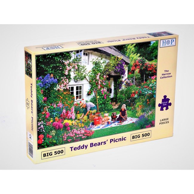 The House of Puzzles Puzzle 500 pezzi XL per il picnic degli orsacchiotti