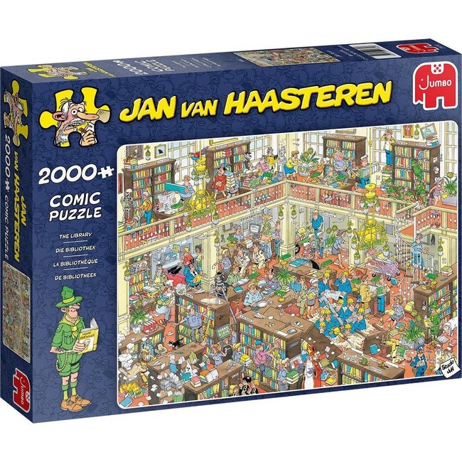 Jan van Haasteren – De Bibliotheek Puzzel 2000 Stukjes