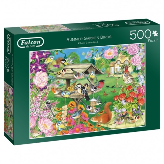 Pájaros del jardín de verano Puzzle 500 piezas