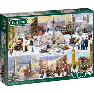 Falcon A Winter in London Puzzel 1000 Stukjes