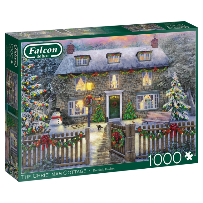 Falcon Le chalet de Noël Puzzle 1000 pièces