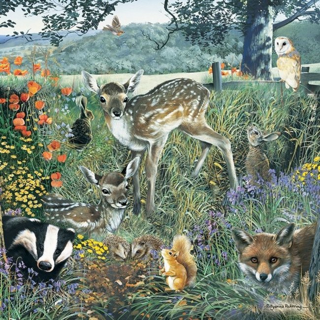 Puzzle "Woodland Friends" 1000 pièces