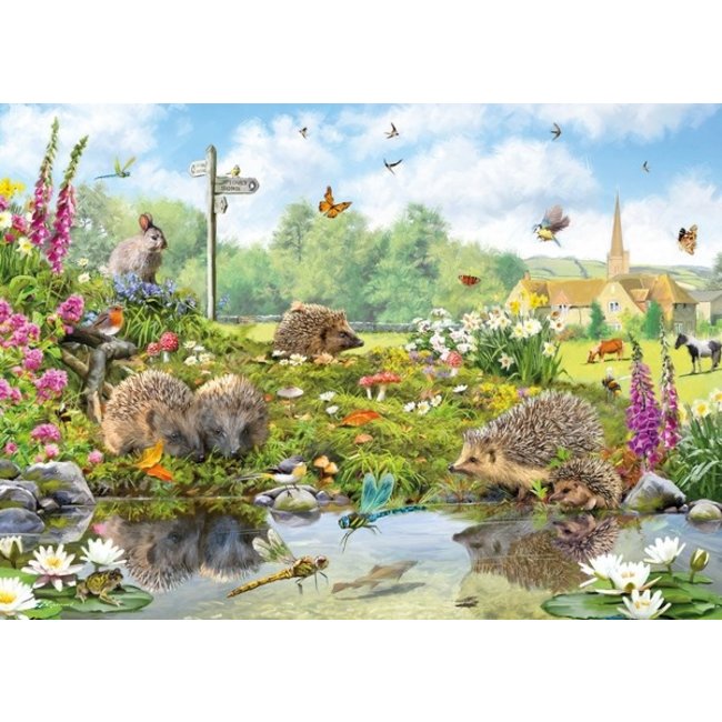 Puzzle Riverside sur la faune et la flore 1000 pièces