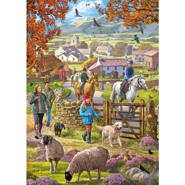 Herbstspaziergang Puzzle 1000 Teile