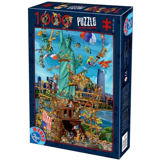 Puzzle Cartoon New York 1000 pezzi