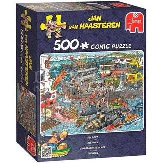 Jan van Haasteren Jan van Haasteren - Puerto marítimo Puzzle 500 piezas