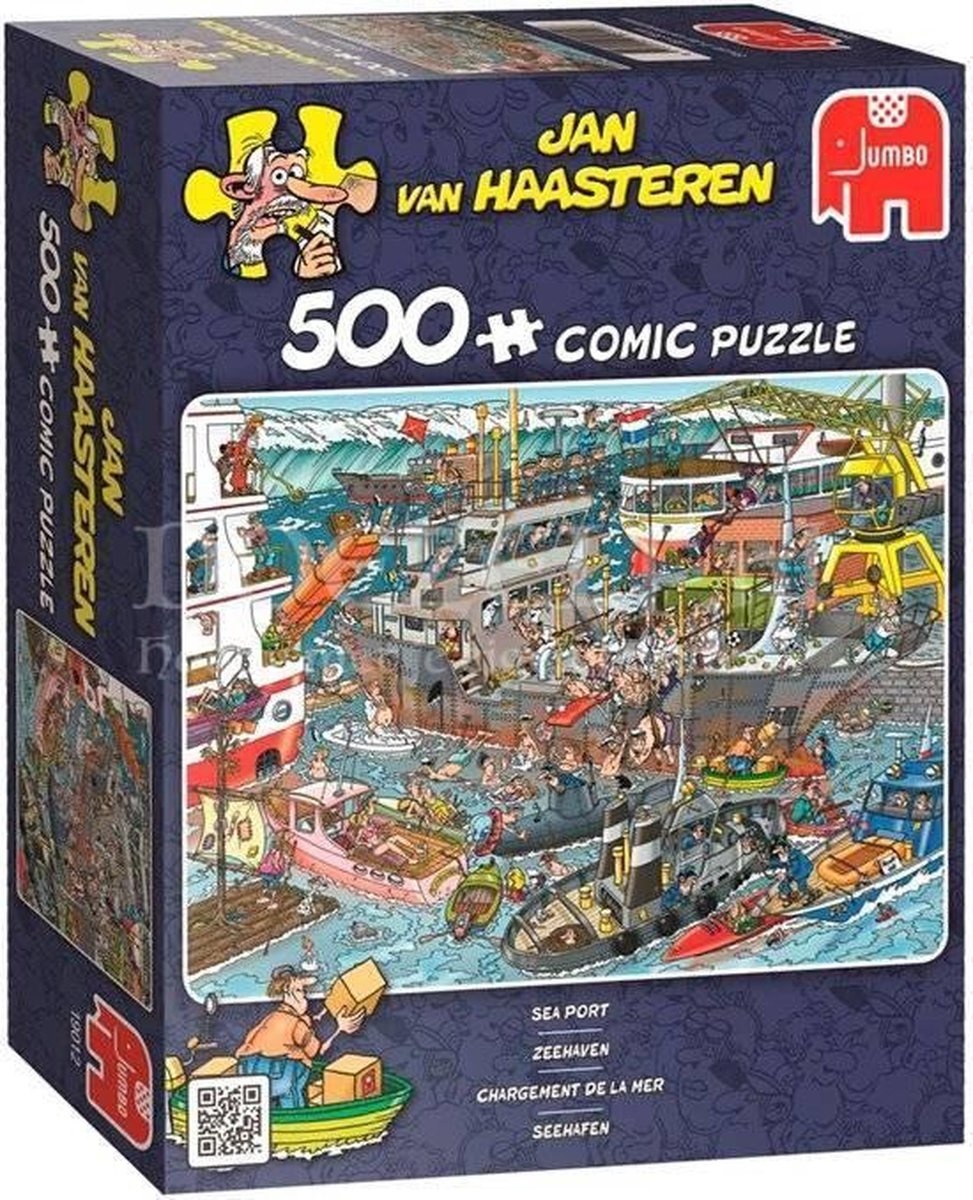 Jan van Haasteren - Zeehaven Puzzel 500 Stukjes