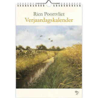 Comello Rien Poortvliet Nature A4 Birthday Calendar