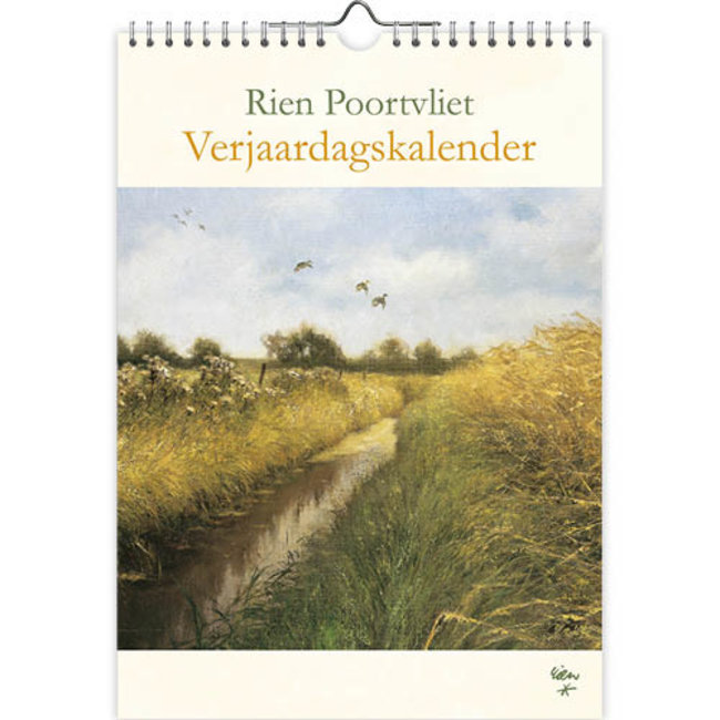 Comello Rien Poortvliet Nature A4 Birthday Calendar