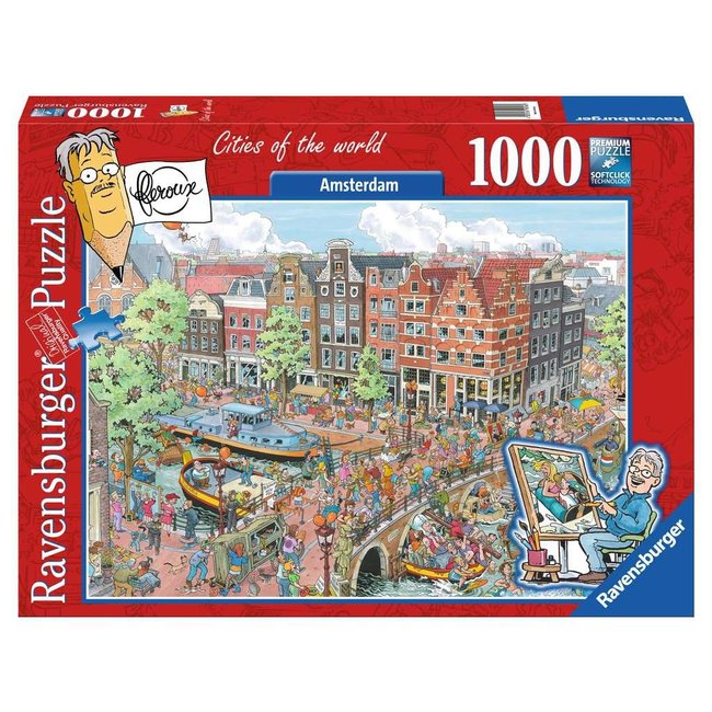 Fleroux Amsterdam Puzzel 1000 Stukjes