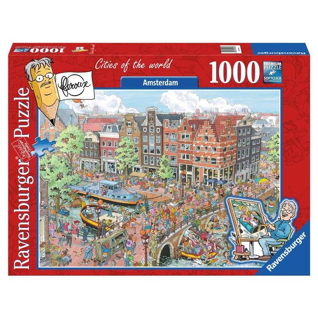 Puzzle Fleroux Amsterdam 1000 pezzi