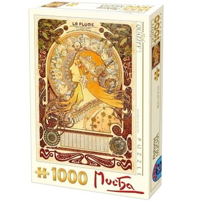 Alphonse Mucha Puzzle 1000 Piezas Sternzeichen