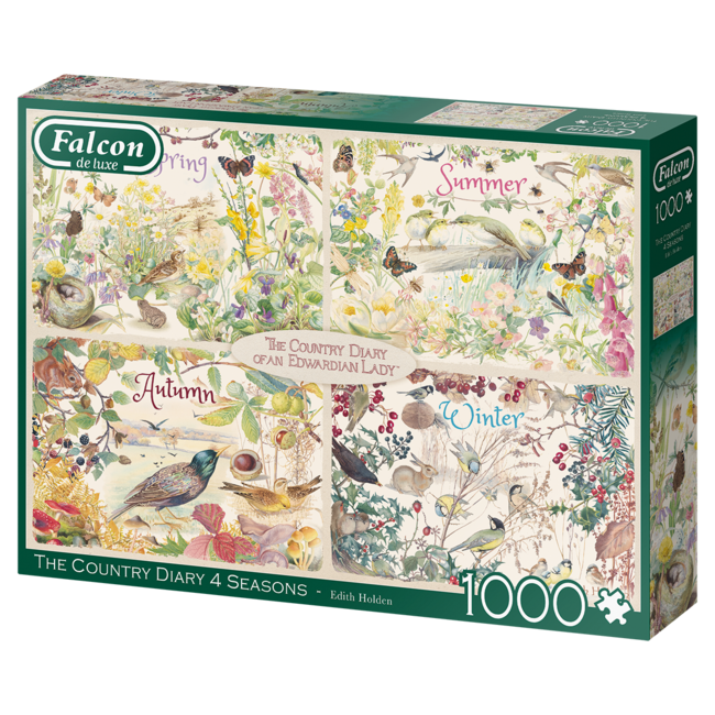 Falcon Puzzle The Country Diary 4 Seasons 1000 piezas