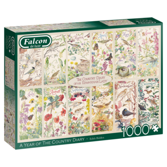 Falcon A Year of the Country Diary Puzzel 1000 Stukjes