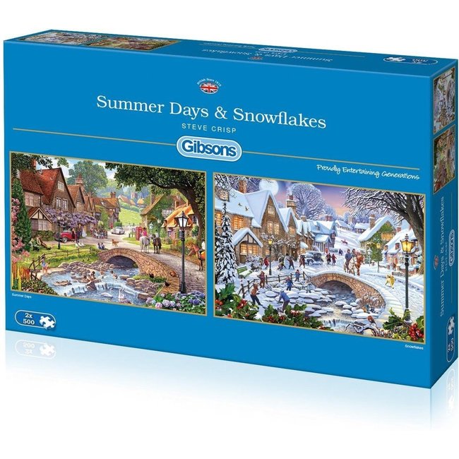 Summer Days & Snowflakes Puzzle 2x 500 Pieces