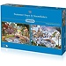 Gibsons Summer Days & Snowflakes 2x 500 Puzzle Pieces