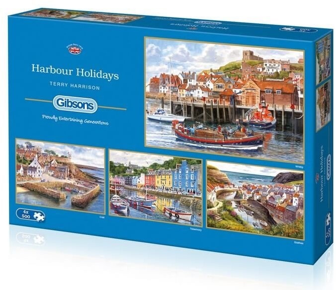 Harbour Holidays Puzzel 4x 500 Stukjes