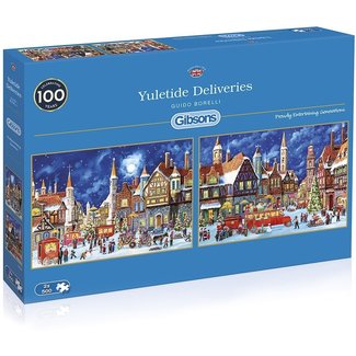 Gibsons Yuletide Deliveries Puzzle 2x 500 Teile