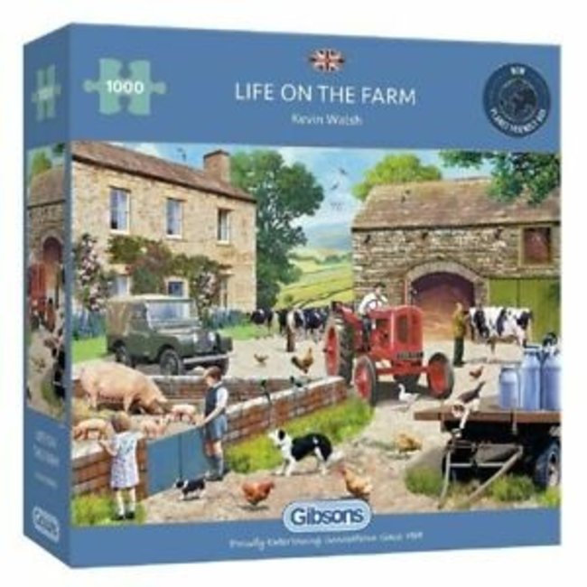 Gibsons Life on the Farm Puzzle 1000 Pieces