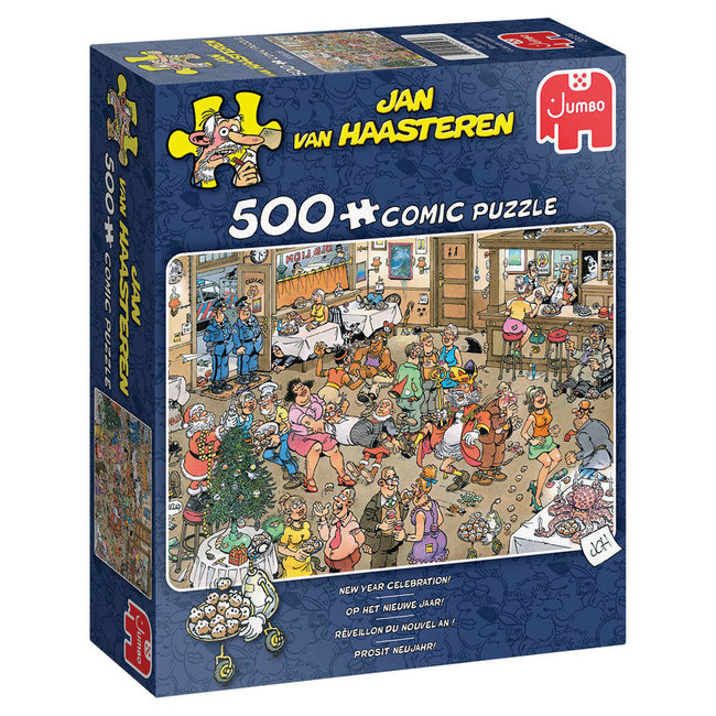 Jan van Haasteren Jan van Haasteren - Puzzle 500 pièces sur la nouvelle année