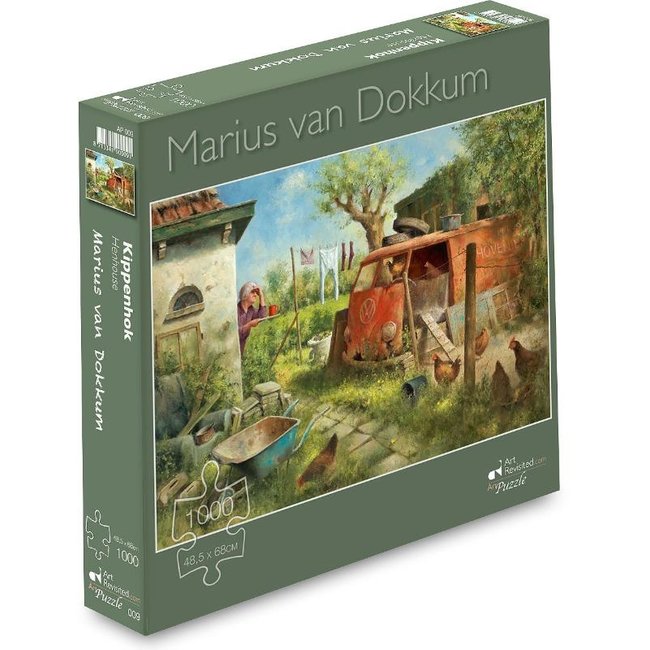 Marius van Dokkum Puzzle poulailler 1000 pièces
