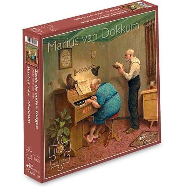 Art Revisited Marius van Dokkum As the old Sang 1000 Puzzle Pieces