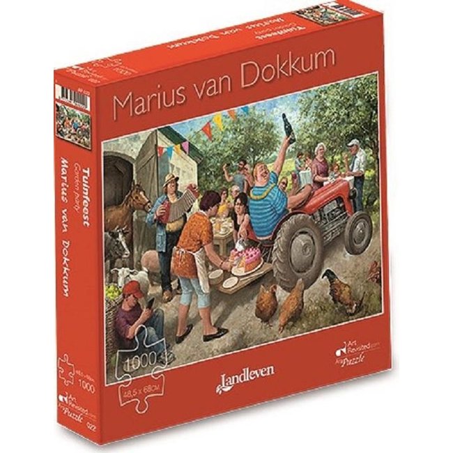Puzzle Marius van Dokkum Garden Party 1000 pezzi