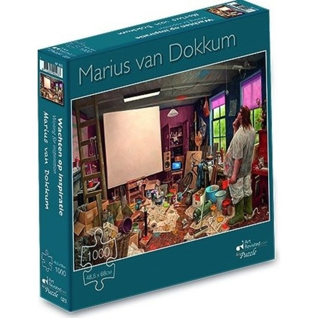 Art Revisited Marius van Dokkum Wachten op Inspiratie Puzzel 1000 Stukjes