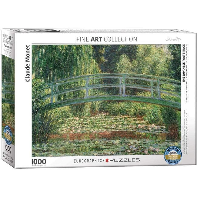 Die japanische Fußgängerbrücke Monet Puzzle 1000 Teile