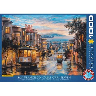 Eurographics San Francisco Cable Car Heaven 1000 Puzzle Pieces