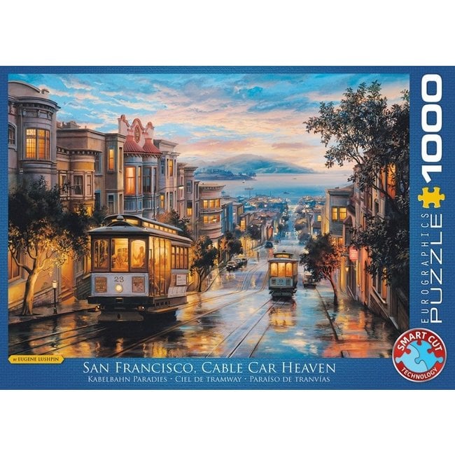 Eurographics San Francisco Cable Car Heaven Puzzel 1000 Stukjes