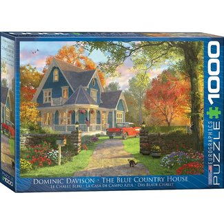 Eurographics Das blaue Landhaus - Dominic Davison Puzzle 1000 Teile