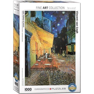 Eurographics Terrasse du café la nuit - Vincent van Gogh Puzzle 1000 pièces