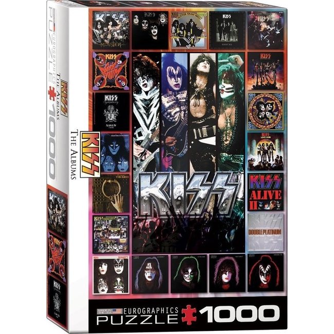 Eurographics KISS The Albums Puzzel 1000 Stukjes