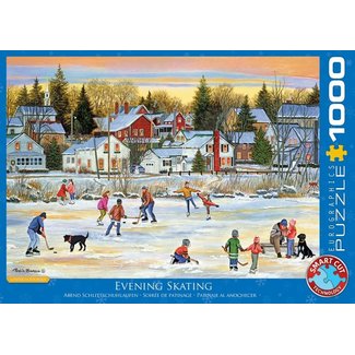 Eurographics Evening Skating - Patricia Bourque 1000 Puzzle Pieces